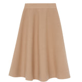 Timeless cashmere midi skirt camel | Sylvie | Linnea Lund