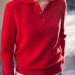 Cashmere polo women flash red | Ralph | Linnea Lund