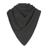 Large Dark Grey Premium Cashmere Triangle Scarf | Liv | Linnea Lund
