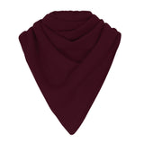 Large Burgundy Premium Cashmere Triangle Scarf | Liv | Linnea Lund
