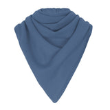 Large Blue Premium Cashmere Triangle Scarf | Liv | Linnea Lund