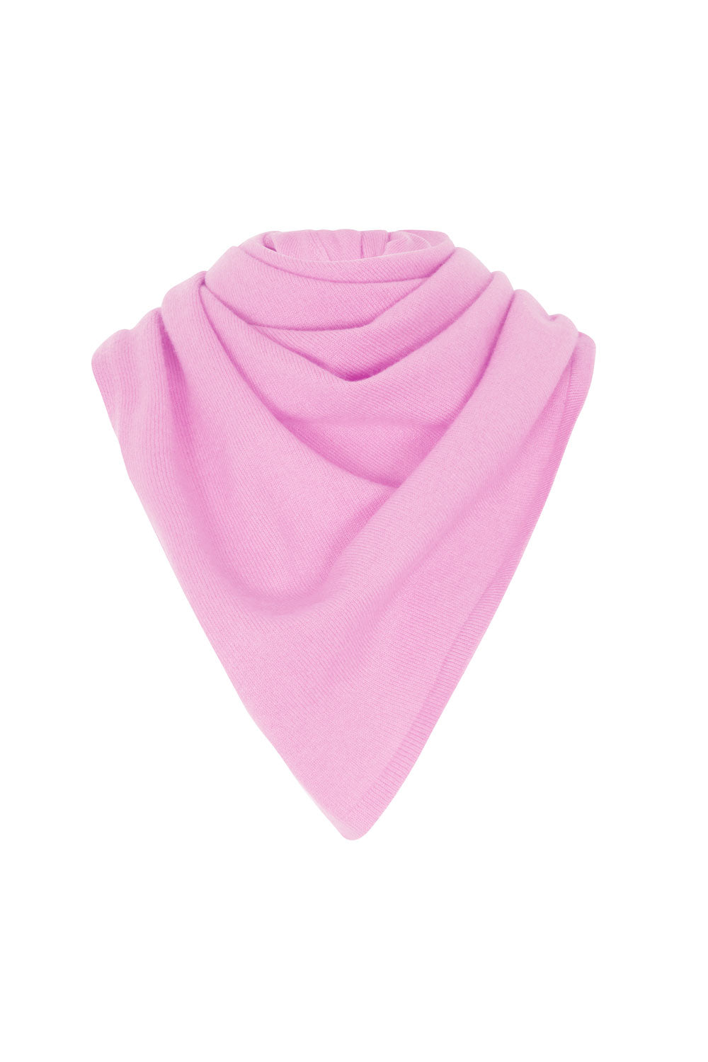 Pink triangle cashmere scarf - packshot | Liv | Linnea Lund