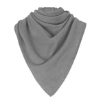Large Grey Premium Cashmere Triangle Scarf | Liv | Linnea Lund
