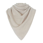 Beige triangle cashmere scarf - packshot | Liv | Linnea Lund