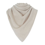 Beige triangle cashmere scarf - packshot | Liv | Linnea Lund