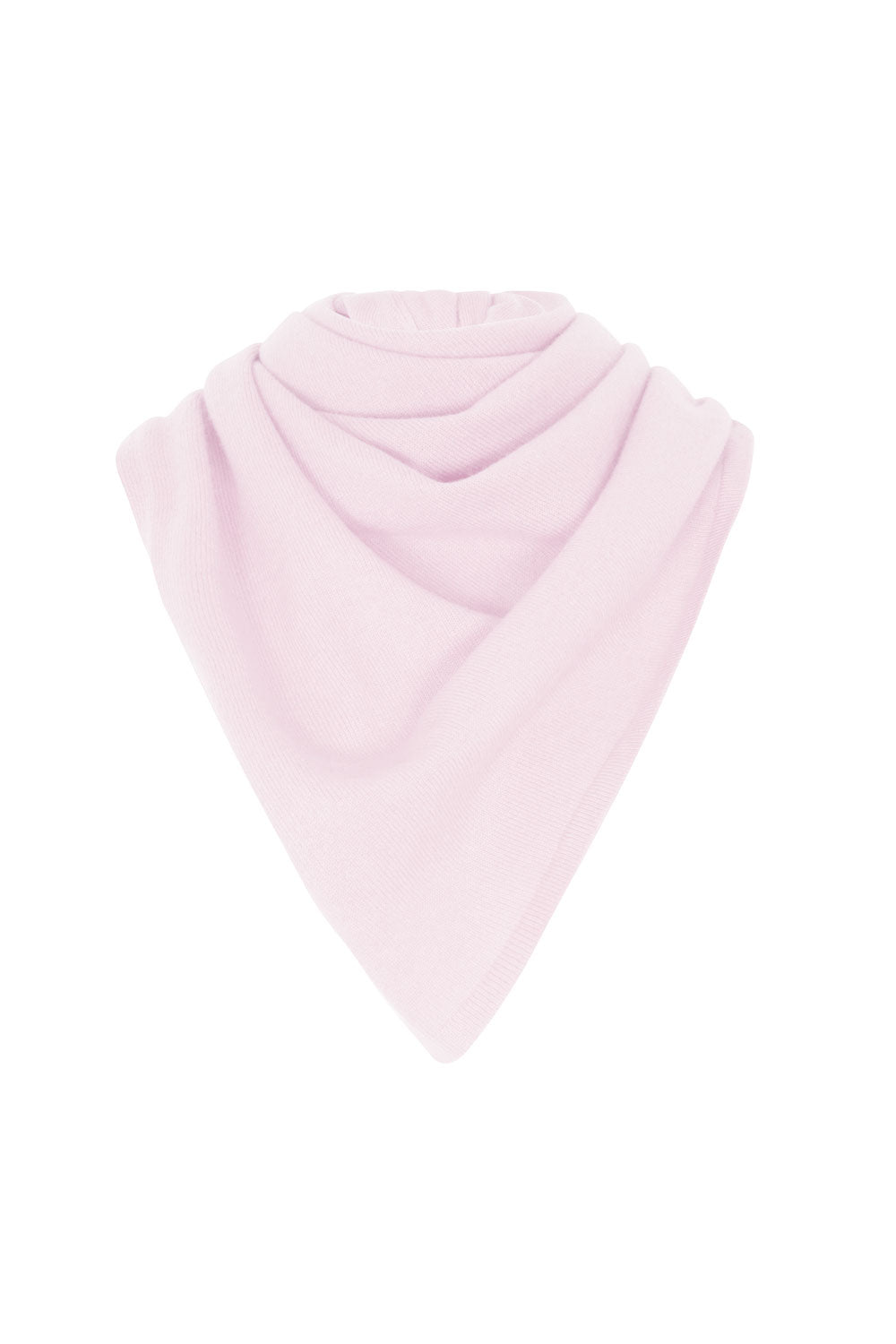 Large Light Pink Premium Cashmere Triangle Scarf | Liv | Linnea Lund