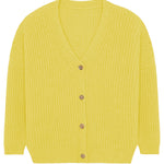 flash yellow cashmere cardigan men | Charlot | Linnea Lund