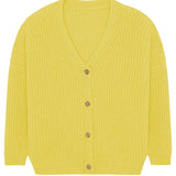 flash yellow cashmere cardigan men | Charlot | Linnea Lund