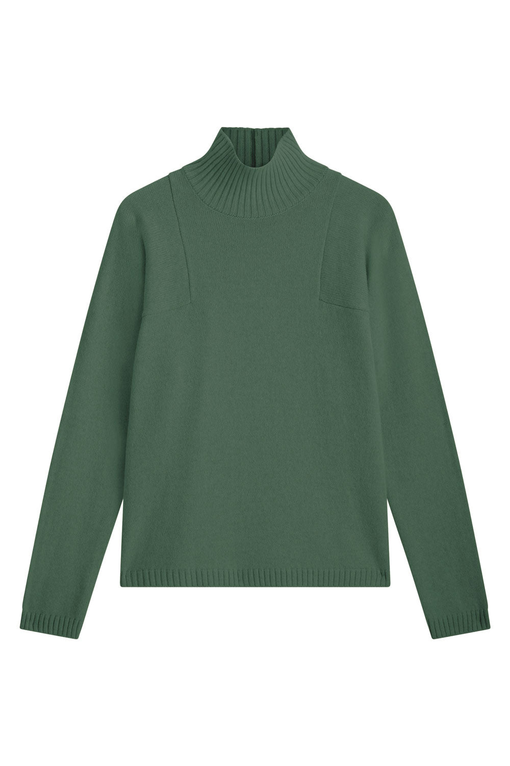 Green cashmere sweater - packshot | Charlotte | Linnea Lund