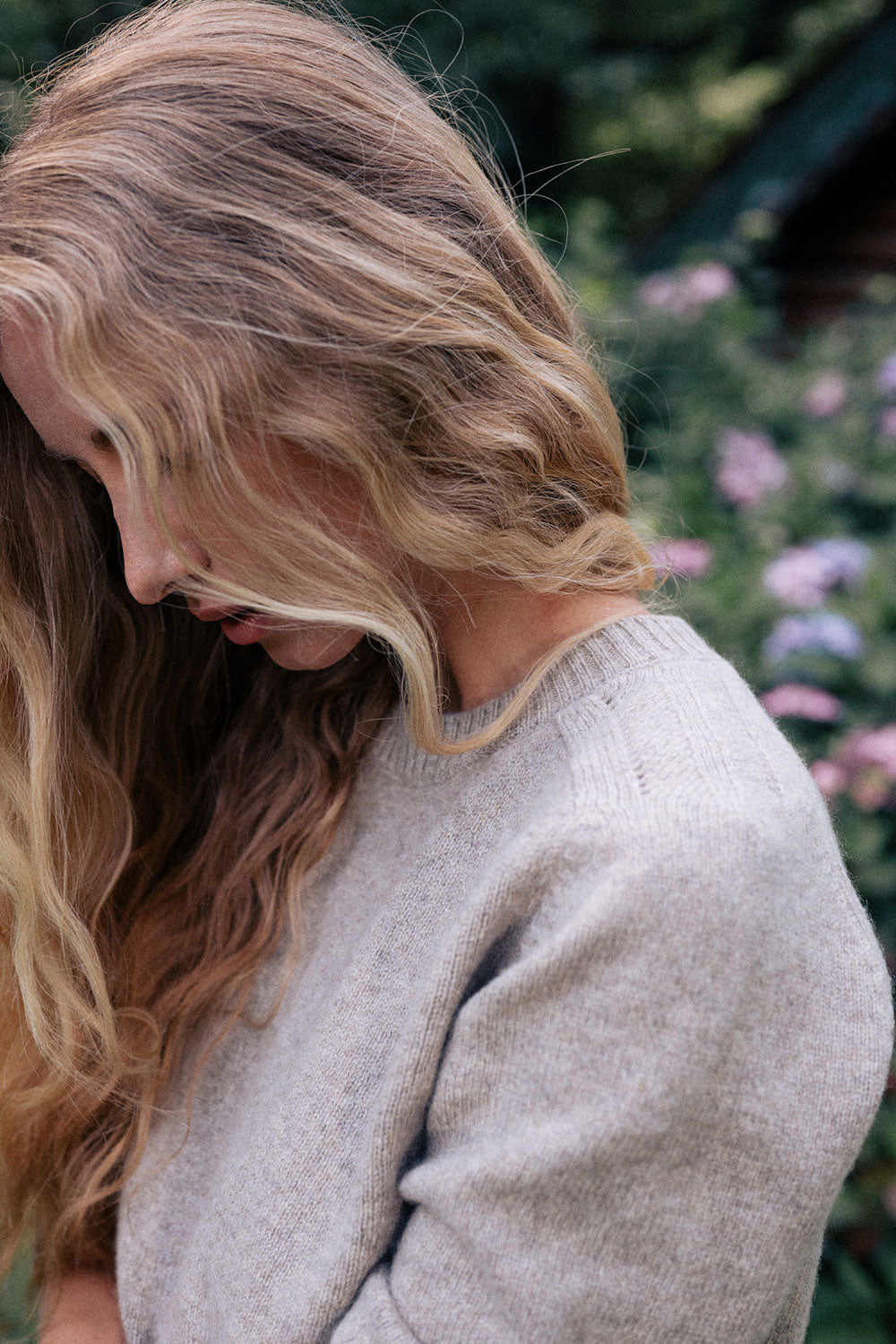 Dark beige cashmere sweater for women | Chloé | Linnea Lund