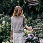 Dark beige cashmere sweater for women | Chloé | Linnea Lund