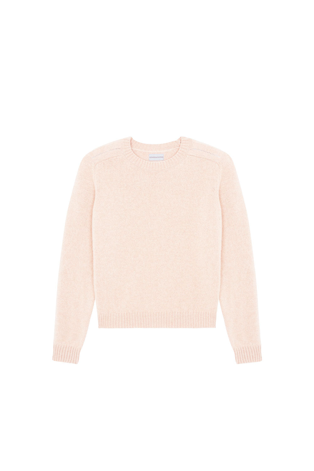 Powder pink cashmere sweater for women | Chloé | Linnea Lund