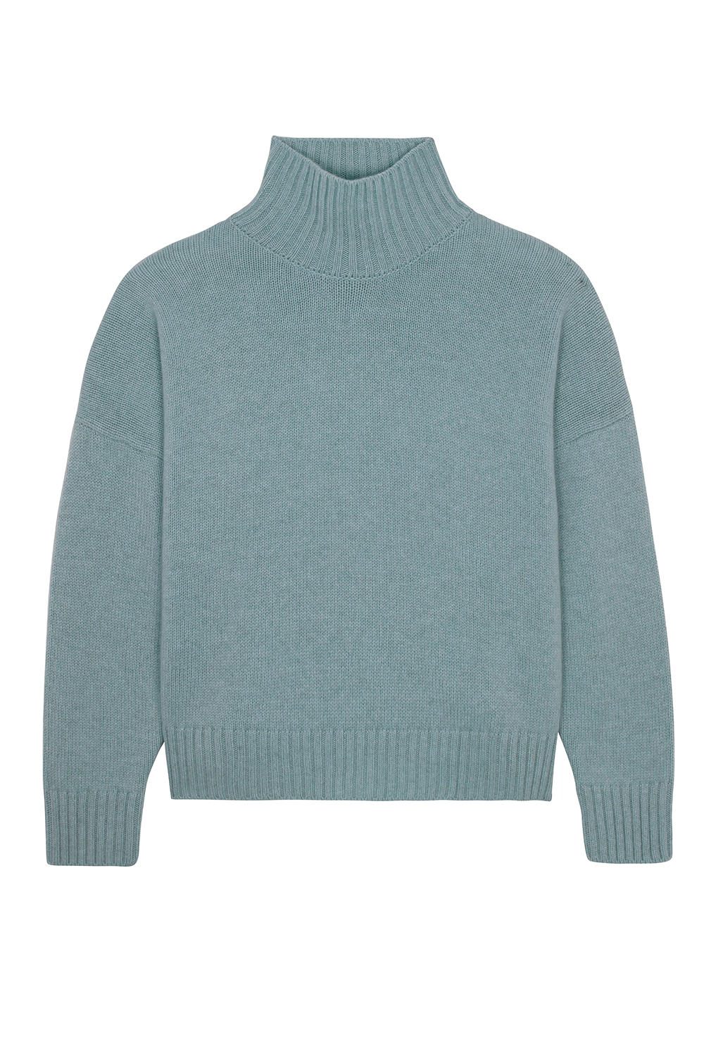 Aqua color cashmere sweater women - packshot | Christina | Linnea Lund