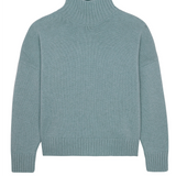 Aqua color cashmere sweater women - packshot | Christina | Linnea Lund