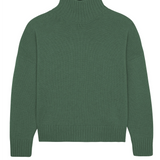 Green cashmere sweater women - packshot | Christina | Linnea Lund