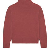 Red ochre cashmere sweater women - packshot | Christina | Linnea Lund