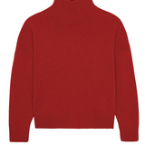 Flash red cashmere sweater women - packshot | Christina | Linnea Lund