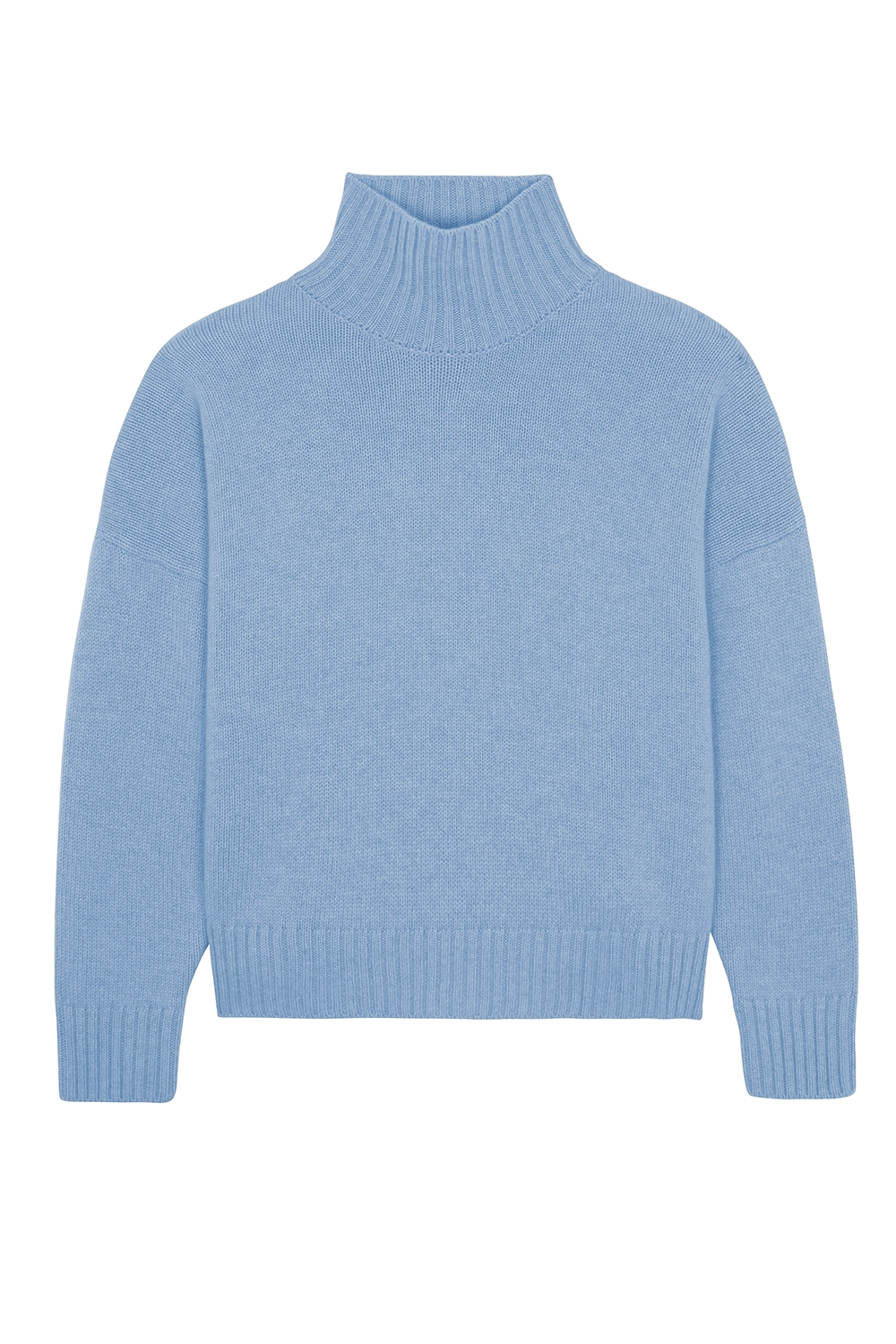 Sky-blue cashmere sweater women - packshot | Christina | Linnea Lund