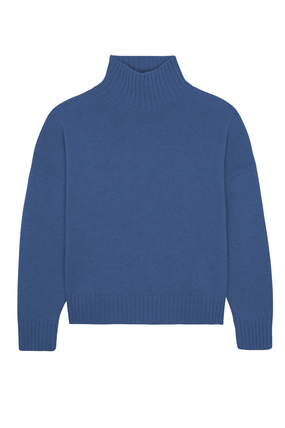 Blue denim cashmere sweater women - packshot | Christina | Linnea Lund