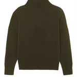 Kaki cashmere sweater women - packshot | Christina | Linnea Lund