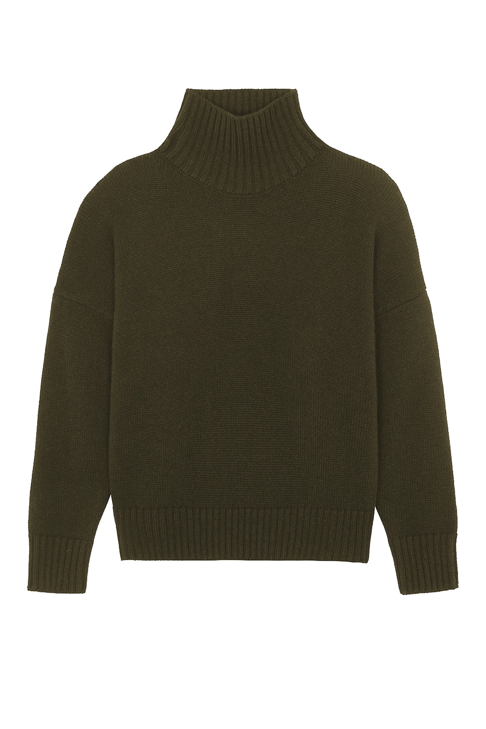 Kaki cashmere sweater women - packshot | Christina | Linnea Lund
