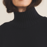 Navy blue cashmere sweater women - focus | Christina | Linnea Lund