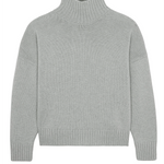Light grey cashmere sweater women - packshot | Christina | Linnea Lund