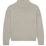 Greige color cashmere sweater women - packshot | Christina | Linnea Lund