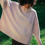 light salmon pink cashmere sweater women - look | Christina | Linnea Lund