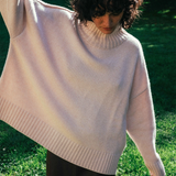 light salmon pink cashmere sweater women - look | Christina | Linnea Lund