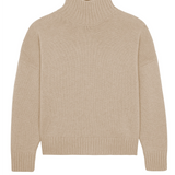 Light camel color cashmere sweater women - packshot | Christina | Linnea Lund