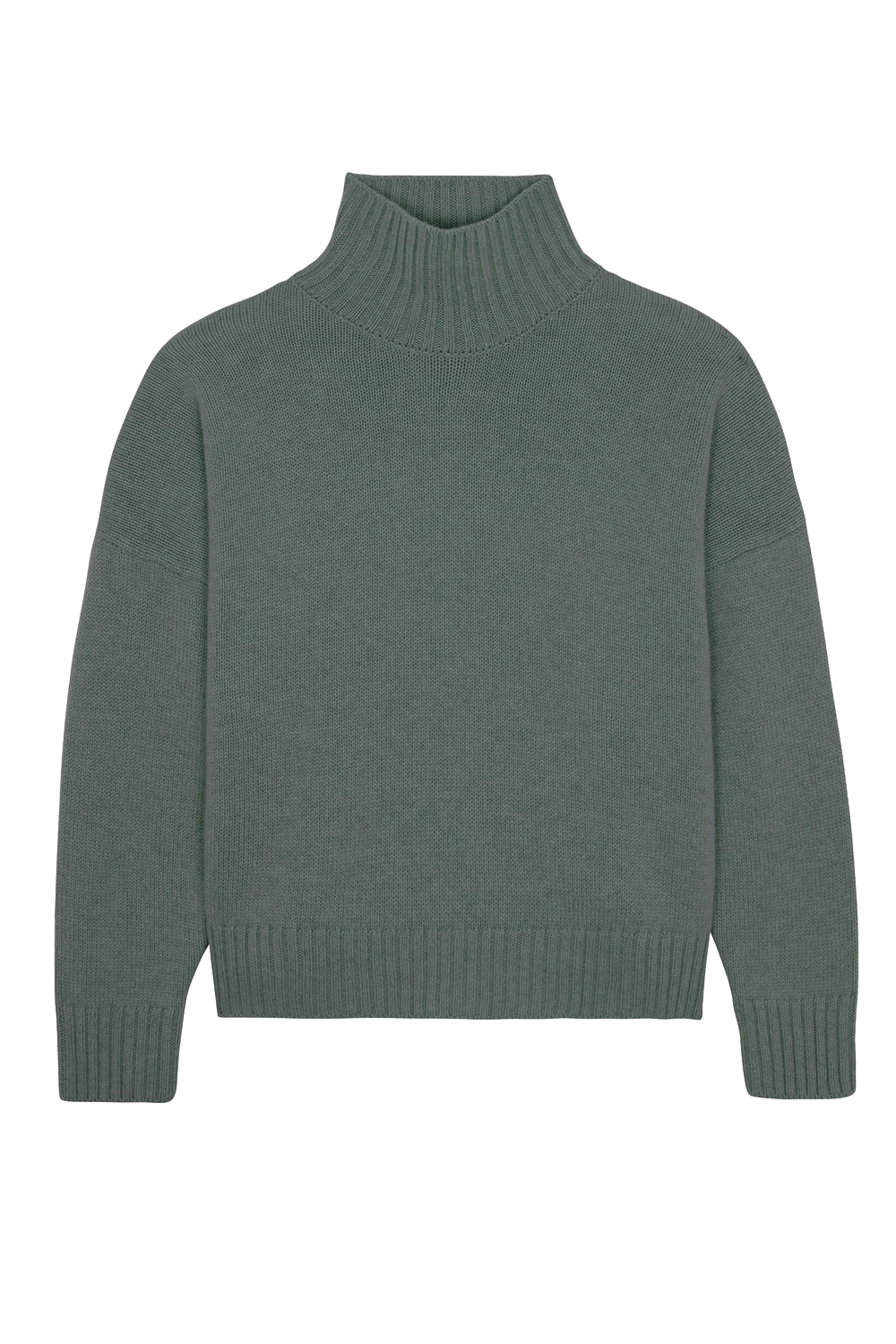 Verdigris color cashmere sweater women - packshot | Christina | Linnea Lund