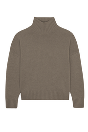 taupe color cashmere sweater women - packshot | Christina | Linnea Lund