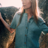 Clara Cardigan - Aqua