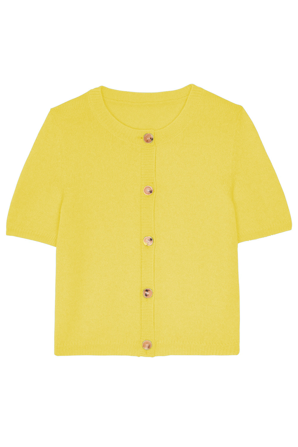 flash yellow cashmere cardigan women | Clara | Linnea Lund