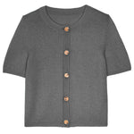 grey cashmere cardigan women | Clara | Linnea Lund