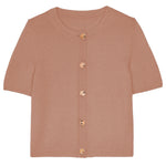 rose gold cashmere cardigan women | Clara | Linnea Lund