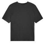 Cashmere and silk tee-shirt dark grey | Elio | Linnea Lund