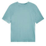 Cashmere and silk tee-shirt aqua blue | Elio | Linnea Lund