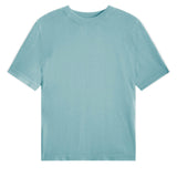 Cashmere and silk tee-shirt aqua blue | Elio | Linnea Lund