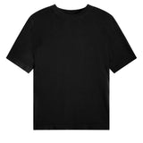 Cashmere and silk tee-shirt black | Elio | Linnea Lund