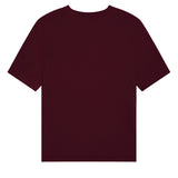 Cashmere and silk tee-shirt burgundy | Elio | Linnea Lund