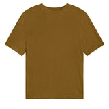 Cashmere and silk tee-shirt bronze | Elio | Linnea Lund