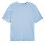 Cashmere and silk tee-shirt sky blue | Elio | Linnea Lund