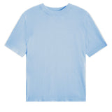 Cashmere and silk tee-shirt sky blue | Elio | Linnea Lund