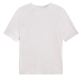 Cashmere and silk tee-shirt cream | Elio | Linnea Lund