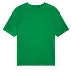 Cashmere and silk tee-shirt green | Elio | Linnea Lund