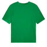 Cashmere and silk tee-shirt green | Elio | Linnea Lund