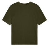 Cashmere and silk tee-shirt kaki | Elio | Linnea Lund