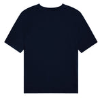 Cashmere and silk tee-shirt dark blue | Elio | Linnea Lund